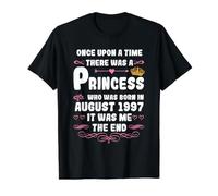 Il était Une Fois Une Princesse. Août 1997 Anniversaire T-Shirt Graphique avec Valeur