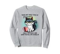 Il Existe Trois Types de Matins tôt trop tôt Sweatshirt