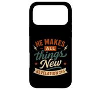 Il Fait de Toutes Choses Nouvelles Revelation 21 5 - Vintage Christian Coque pour iPhone 17 Pro Max