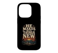 Il Fait de Toutes Choses Nouvelles (Révélation 21, 5) Western Coque pour iPhone 14 Pro