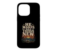 Il Fait de Toutes Choses Nouvelles (Révélation 21, 5) Western Coque pour iPhone 14 Pro Max