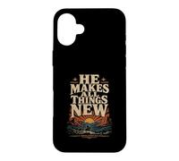 Il Fait de Toutes Choses Nouvelles (Révélation 21, 5) Western Coque pour iPhone 16 Plus