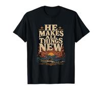 Il Fait de Toutes Choses Nouvelles (Révélation 21, 5) Western T-Shirt