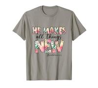Il Fait Toutes Choses Nouvelles - Apocalypse 21:5 La Foi chrétienne T-Shirt