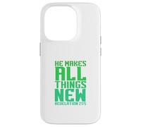 Il Fait Toutes Choses Nouvelles (Révélation 21:5) Coque pour iPhone 14 Pro
