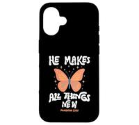 Il Fait Toutes Choses Nouvelles (Révélation 21:5) Coque pour iPhone 16
