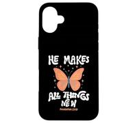 Il Fait Toutes Choses Nouvelles (Révélation 21:5) Coque pour iPhone 16 Plus