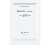 Il fallait faire mieux... – Entretiens avec Stefan Müller-Doohm et Roman Yos – Gallimard
