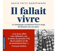 Il fallait vivre - David Fritz Goeppinger - Hardigan - Livre audio - Livre
