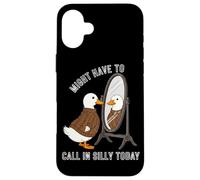 Il faudra Peut-être Appeler Silly Today Duck Coque pour iPhone 16 Plus