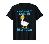 Il faudra Peut-être Appeler Silly Today, Funny Construction Goose T-Shirt