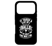 Il Faut Beaucoup de balles pour Jouer au Golf comme Je Fais du Golf drôle Coque pour iPhone 17 Pro