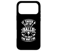 Il Faut Beaucoup de balles pour Jouer au Golf comme Je Fais du Golf drôle Coque pour iPhone 17 Pro Max