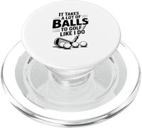 Il Faut Beaucoup de balles pour Jouer au Golf comme Je Le Fais du Golf drôle PopSockets PopGrip pour MagSafe