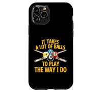 Il Faut Beaucoup de balles pour Jouer comme Je Le Fais - Billard Pool Coque pour iPhone 11 Pro
