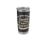Il faut beaucoup d'éclat pour être un technicien de pharmacie Gobelet isotherme en acier inoxydable double paroi