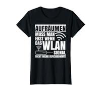 Il Faut Nettoyer Quand Le Signal Wi-FI ne Passe Pas. T-Shirt Graphique avec Valeur