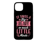 Il Faut Un Grand cœur pour enseigner à Little Minds Coque pour iPhone 15 Plus