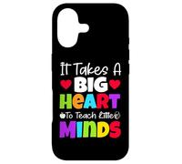 Il Faut Un Grand cœur pour enseigner à Little Minds Coque pour iPhone 17