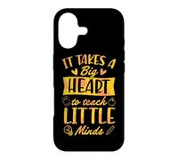 Il Faut Un Grand cœur pour enseigner à Little Minds Coque pour iPhone 17