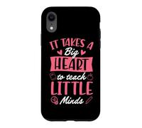 Il Faut Un Grand cœur pour enseigner à Little Minds Coque pour iPhone XR