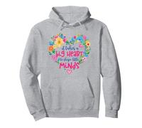 Il Faut Un Grand cœur pour façonner Les Petits Esprits. Professeur de Fleurs Sweat à Capuche