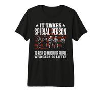 Il Faut Une Personne spéciale pour risquer Autant de vétérans T-Shirt Haut de Gamme