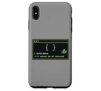 Il Fonctionne sur ma Machine Code de développeur de logiciels Humour Coque pour iPhone XS Max