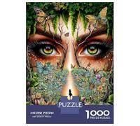 Œil Forêt Chemin 1000 Pièces Puzzle Premium Royaume enchanté Puzzle Adultes Carton Recyclé - Hit des Familles, Entraînement Cérébral, Cadeau Anniversaire Et Pause Bureau 52x38cm/1000pcs