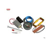 Kemo B172 Le Petit électricien. Kit éducatif Simple pour Les débutants à partir de 8 Ans. Circuit Simple, électromagnétisme, générateur électrique, etc. Moyen
