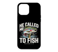 Il m'a appelé à pêcher Matthieu 4:19 Christian Fishing Coque pour iPhone 12 Pro Max