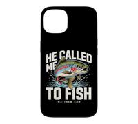 Il m'a appelé à pêcher Matthieu 4:19 Christian Fishing Coque pour iPhone 13