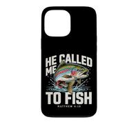 Il m'a appelé à pêcher Matthieu 4:19 Christian Fishing Coque pour iPhone 13 Pro Max