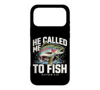 Il m'a appelé à pêcher Matthieu 4:19 Christian Fishing Coque pour iPhone 17 Pro Max