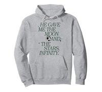 Il m'a donné l'infini la Lune et Les étoiles Sweat à Capuche