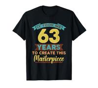 Il M'a Fallu 63 Ans Vintage 63 Anniversaire 63 Ans Homme T-Shirt