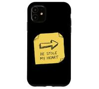 Il m'a volé Mon cœur, Romance, Amour et Passion, Saint-Valentin Coque pour iPhone 11