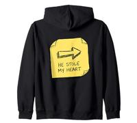 Il m'a volé Mon cœur, Romance, Amour et Passion, Saint-Valentin Sweat à Capuche