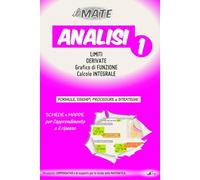 il MATE - ANALISI 1: Formule, esempi, procedure e strategie; schede e mappe per l’apprendimento e il ripasso di limiti, derivate, studio del grafico di una funzione, calcolo integrale.
