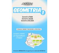 il MATE - GEOMETRIA 1: Formule, esempi, procedure e strategie; schede e mappe per l’apprendimento e il ripasso.