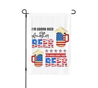 Il me faudra une autre bière pour faire passer celle-ci. Drapeau du 4 juillet, 71 x 102 cm, bannière double fa