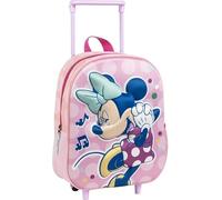 il megastore dei giocattoli e Giochiamo Sac à dos Trolley 3D pour enfants avec roues et poignée extensible - Sac à dos Trolley léger et compact pour l'école maternelle, Minnie., Standard, dessin animé