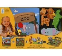 Il mio piccolo libro dello zoo. Little village. Ediz. a colori. Con gadget. Con puzzle