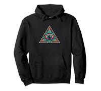 Œil Mystique dans Le Triangle Cosmique Sweat à Capuche