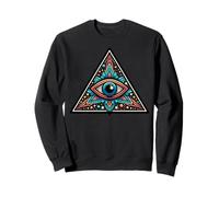 Œil Mystique dans Le Triangle Cosmique Sweatshirt