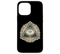 Œil Mystique Providence Divine Surveillance Symbole Illumination Coque pour iPhone 13 Pro Max