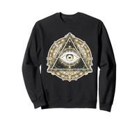 Œil Mystique Providence Divine Surveillance Symbole Illumination Sweatshirt