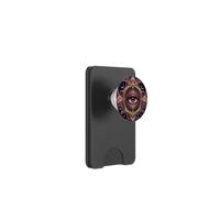Œil Mystique Qui voit Tout, céleste, Floral, Lune spirituelle PopSockets PopWallet pour MagSafe