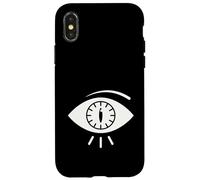 Œil Mystique Qui voit Tout, Symbole ésotérique Minimal, Design d'œuvre d'art Coque pour iPhone X/XS