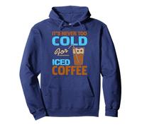 Il Ne Fait Jamais Trop Froid pour Un Café Glacé Sweat à Capuche